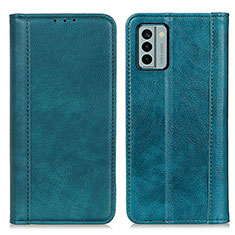 Custodia Portafoglio In Pelle Cover con Supporto D03Y per Nokia G22 Verde