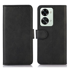 Custodia Portafoglio In Pelle Cover con Supporto D03Y per OnePlus Nord 2T 5G Nero