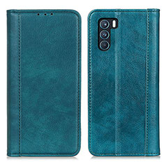 Custodia Portafoglio In Pelle Cover con Supporto D03Y per Oppo K9 Pro 5G Verde