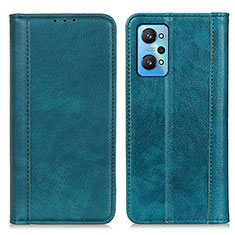 Custodia Portafoglio In Pelle Cover con Supporto D03Y per Realme GT Neo 3T 5G Verde