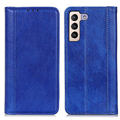 Custodia Portafoglio In Pelle Cover con Supporto D03Y per Samsung Galaxy S22 Plus 5G Blu