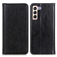 Custodia Portafoglio In Pelle Cover con Supporto D03Y per Samsung Galaxy S23 5G Nero