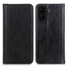 Custodia Portafoglio In Pelle Cover con Supporto D03Y per Xiaomi Poco C65 Nero