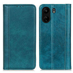 Custodia Portafoglio In Pelle Cover con Supporto D03Y per Xiaomi Poco C65 Verde