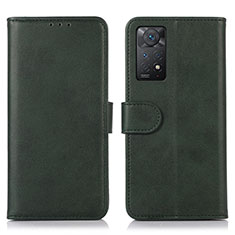 Custodia Portafoglio In Pelle Cover con Supporto D03Y per Xiaomi Redmi Note 12 Pro 4G Verde