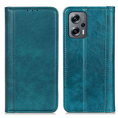 Custodia Portafoglio In Pelle Cover con Supporto D03Y per Xiaomi Redmi Note 12 Turbo 5G Verde