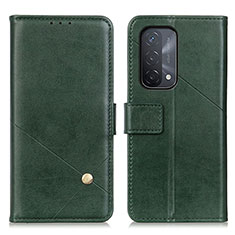 Custodia Portafoglio In Pelle Cover con Supporto D04Y per Oppo A93 5G Verde