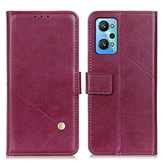 Custodia Portafoglio In Pelle Cover con Supporto D04Y per Realme Q5 Pro 5G Rosso