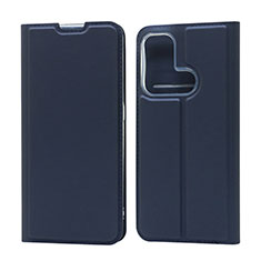 Custodia Portafoglio In Pelle Cover con Supporto D05T per Oppo Reno5 A Blu