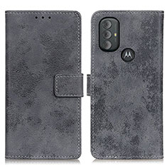 Custodia Portafoglio In Pelle Cover con Supporto D05Y per Motorola Moto G Play (2023) Grigio