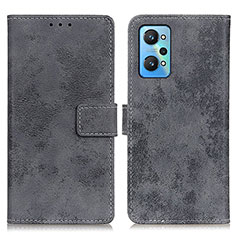 Custodia Portafoglio In Pelle Cover con Supporto D05Y per Realme Q5 Pro 5G Grigio