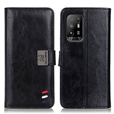 Custodia Portafoglio In Pelle Cover con Supporto D06Y per Oppo A95 5G Nero