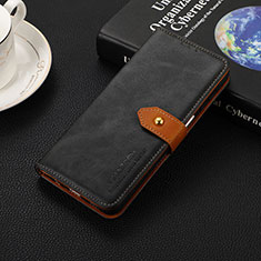 Custodia Portafoglio In Pelle Cover con Supporto D07Y per Huawei Mate 60 Pro Nero