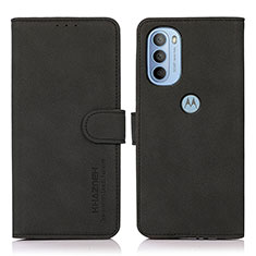 Custodia Portafoglio In Pelle Cover con Supporto D08Y per Motorola Moto G41 Nero