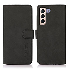 Custodia Portafoglio In Pelle Cover con Supporto D08Y per Samsung Galaxy S21 5G Nero