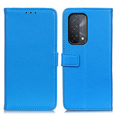 Custodia Portafoglio In Pelle Cover con Supporto D09Y per OnePlus Nord N200 5G Cielo Blu