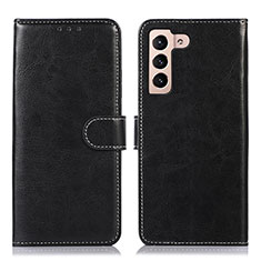 Custodia Portafoglio In Pelle Cover con Supporto D10Y per Samsung Galaxy S21 Plus 5G Nero