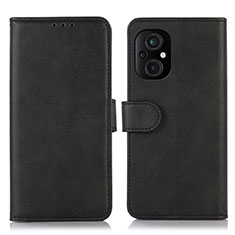 Custodia Portafoglio In Pelle Cover con Supporto D10Y per Xiaomi Poco M5 4G Nero