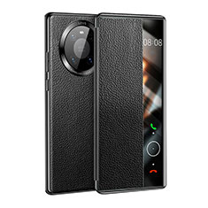 Custodia Portafoglio In Pelle Cover con Supporto F01 per Huawei Mate 40 Nero