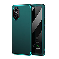 Custodia Portafoglio In Pelle Cover con Supporto GS1 per Huawei Honor V40 5G Verde