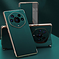 Custodia Portafoglio In Pelle Cover con Supporto GS2 per Huawei Honor Magic3 Pro+ Plus 5G Verde