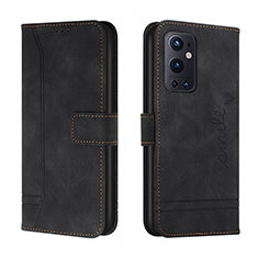 Custodia Portafoglio In Pelle Cover con Supporto H01X per OnePlus 9 Pro 5G Nero