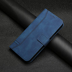 Custodia Portafoglio In Pelle Cover con Supporto H01X per Samsung Galaxy A73 5G Blu