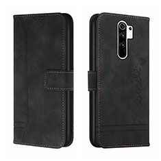 Custodia Portafoglio In Pelle Cover con Supporto H01X per Xiaomi Poco M2 Nero