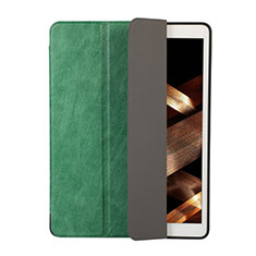 Custodia Portafoglio In Pelle Cover con Supporto H02 per Apple iPad 10.2 (2019) Verde