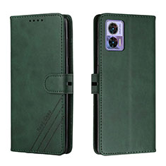 Custodia Portafoglio In Pelle Cover con Supporto H02X per Motorola Moto Edge 30 Lite 5G Verde