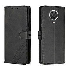 Custodia Portafoglio In Pelle Cover con Supporto H02X per Nokia G10 Nero