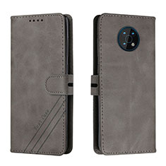 Custodia Portafoglio In Pelle Cover con Supporto H02X per Nokia G50 5G Grigio