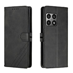 Custodia Portafoglio In Pelle Cover con Supporto H02X per OnePlus 10 Pro 5G Nero