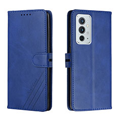 Custodia Portafoglio In Pelle Cover con Supporto H02X per OnePlus 9RT 5G Blu