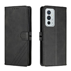 Custodia Portafoglio In Pelle Cover con Supporto H02X per OnePlus 9RT 5G Nero