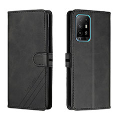 Custodia Portafoglio In Pelle Cover con Supporto H02X per Oppo A94 5G Nero