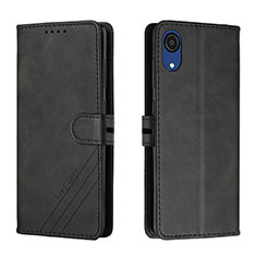 Custodia Portafoglio In Pelle Cover con Supporto H02X per Samsung Galaxy A03 Core Nero