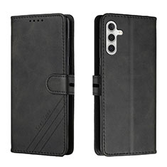 Custodia Portafoglio In Pelle Cover con Supporto H02X per Samsung Galaxy A04s Nero