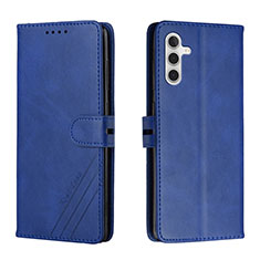 Custodia Portafoglio In Pelle Cover con Supporto H02X per Samsung Galaxy A13 5G Blu