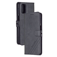 Custodia Portafoglio In Pelle Cover con Supporto H02X per Xiaomi Mi 10T 5G Nero