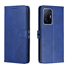 Custodia Portafoglio In Pelle Cover con Supporto H02X per Xiaomi Mi 11T 5G Blu