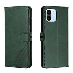 Custodia Portafoglio In Pelle Cover con Supporto H02X per Xiaomi Poco C50 Verde