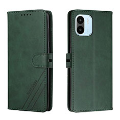 Custodia Portafoglio In Pelle Cover con Supporto H02X per Xiaomi Poco C51 Verde