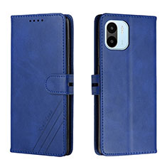 Custodia Portafoglio In Pelle Cover con Supporto H02X per Xiaomi Redmi A1 Blu