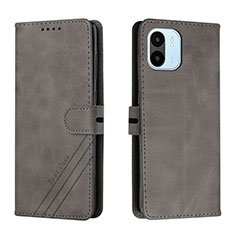 Custodia Portafoglio In Pelle Cover con Supporto H02X per Xiaomi Redmi A2 Plus Grigio