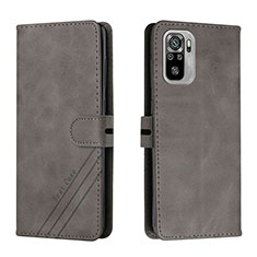 Custodia Portafoglio In Pelle Cover con Supporto H02X per Xiaomi Redmi Note 11 SE India 4G Grigio