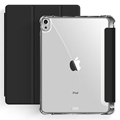 Custodia Portafoglio In Pelle Cover con Supporto H03 per Apple iPad Air 5 10.9 (2022) Nero