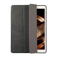 Custodia Portafoglio In Pelle Cover con Supporto H03 per Apple New iPad 9.7 (2017) Nero