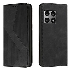 Custodia Portafoglio In Pelle Cover con Supporto H03X per OnePlus 10 Pro 5G Nero