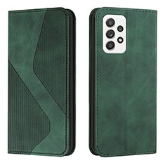 Custodia Portafoglio In Pelle Cover con Supporto H03X per Samsung Galaxy A33 5G Verde